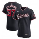 Washington Nationals #37 Stephen Strasburg Navy Alternate Elite Stitched Jersey