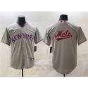 New York Mets Blank Gray 2025 Limited Stitched Jersey