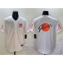 San Francisco Giants Team Big Logo White City Connect Cool Base Stitched Jersey