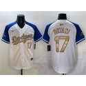 Los Angeles Dodgers #17 Shohei Ohtani White Royal Gold 2024 World Series Champions Vapor Limited Stitched Jersey