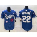 Los Angeles Dodgers #22 Clayton Kershaw Royal 2025 Tokyo Series Limited Stitched Jersey