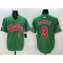 Philadelphia Phillies #3 Bryce Harper Green Phanatic Limited Stitched Jersey