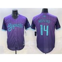 Arizona Diamondbacks #14 Gabriel Moreno Purple 2025 City Connect Limited Stitched Jersey