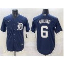 Detroit Tigers #6 Al Kaline Navy Cool Base Stitched Jersey