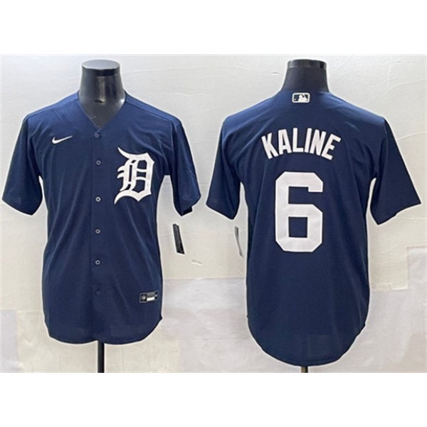 Detroit Tigers #6 Al Kaline Navy Cool Base Stitched Jersey