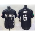 Texas Rangers #6 Josh Jung Black Mexico 2025 Vapor Premier Limited Stitched Jersey