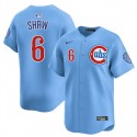Chicago Cubs #6 Matt Shaw Blue 2024-25 2nd Alternate Limited Stitched Jersey