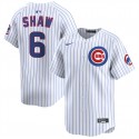 Chicago Cubs #6 Matt Shaw White Home Limited Stitched Jersey