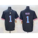 Tennessee Titans #1 Cameron Ward Black 2025 Draft F.U.S.E. Vapor Limited Stitched Jersey