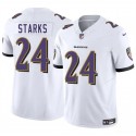 Baltimore Ravens #24 Malaki Starks White 2025 Draft F.U.S.E. Vapor Limited Jersey