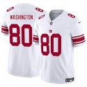 New York Giants #80 Montrell Washington White 2025 F.U.S.E. Vapor Untouchable Limited Stitched Jersey
