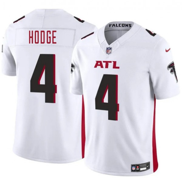 Atlanta Falcons #4 KhaDarel Hodge White 2025 F.U.S.E. Vapor Untouchable Limited Stitched Jersey