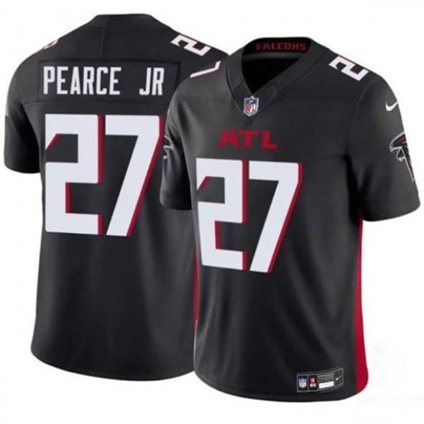 Atlanta Falcons #27 James Pearce Jr Black 2025 Draft F.U.S.E. Vapor Untouchable Limited Stitched Jersey