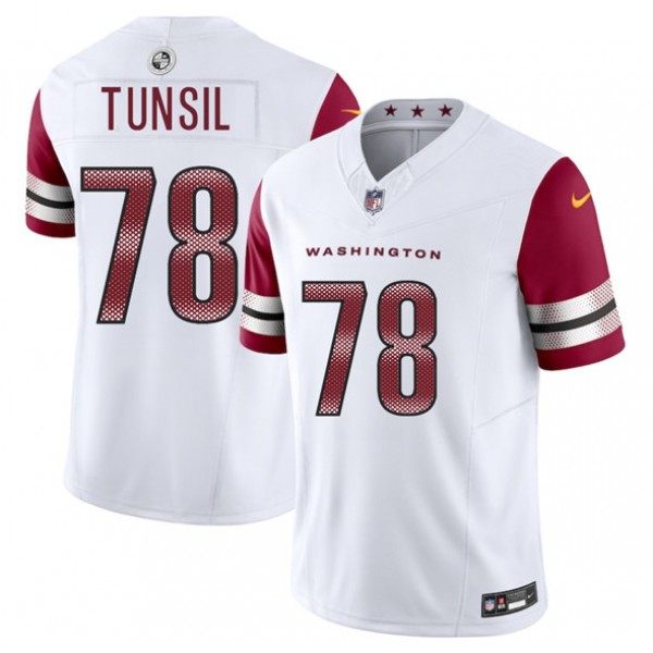 Washington Commanders #78 Laremy Tunsil White 2025 F.U.S.E. Vapor Limited Stitched Jersey