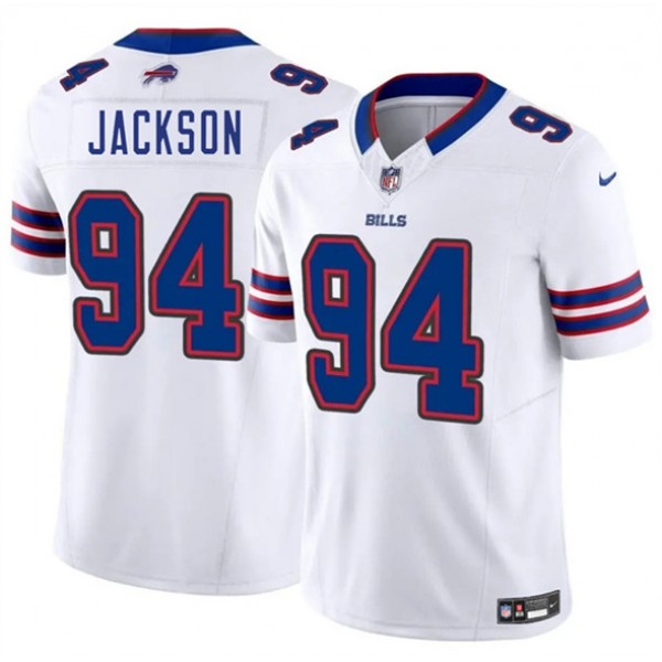 Buffalo Bills #94 Maxwell Hairston White 2025 Draft F.U.S.E. Vapor Untouchable Limited Stitched Jersey