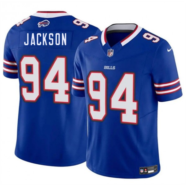 Buffalo Bills #94 Landon Jackson Blue 2025 Draft F.U.S.E. Vapor Untouchable Limited Stitched Jersey