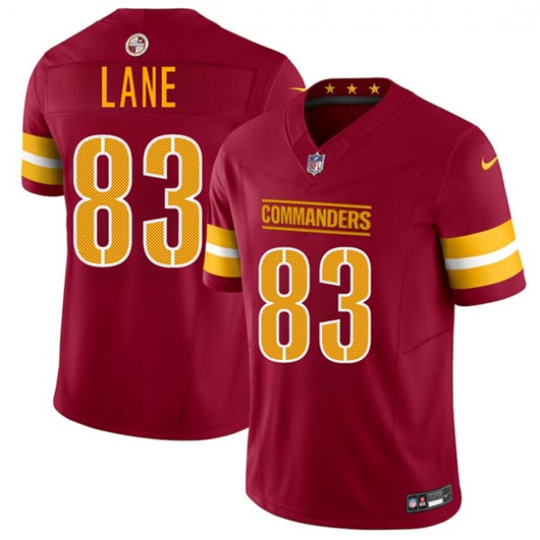 Washington Commanders #83 Jaylin Lane Burgundy 2025 Draft F.U.S.E. Vapor Limited Stitched Jersey