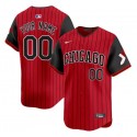 Chicago White Sox Custom Red Black 2025 City Connect Stitched Jersey