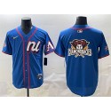 National League Arizona Diamondbacks Team Big Logo Blue 2025 All-Star Edition Limited Stitched Jersey