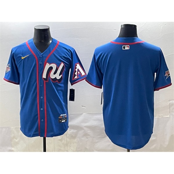 National League Arizona Diamondbacks Blank Blue 2025 All-Star Edition Limited Stitched Jersey