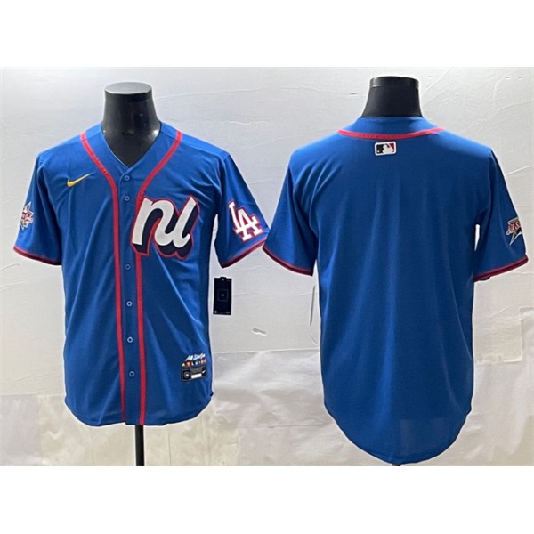 National League Los Angeles Dodgers Blank Blue 2025 All-Star Edition Limited Stitched Jersey