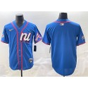 National League Atlanta Braves Blank Blue 2025 All-Star Edition Limited Stitched Jersey