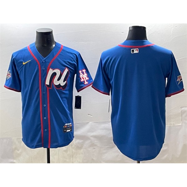 National League New York Mets Blank Blue 2025 All-Star Edition Limited Stitched Jersey