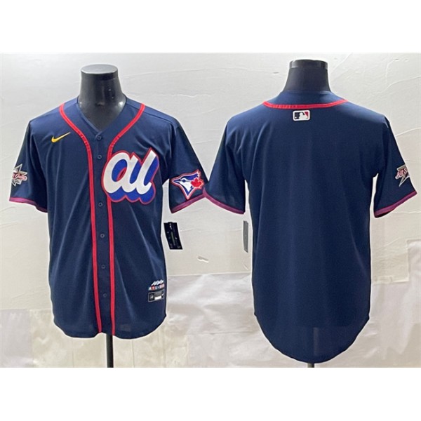 American League Toronto Blue Jays Blank Navy 2025 All-Star Edition Limited Stitched Jersey