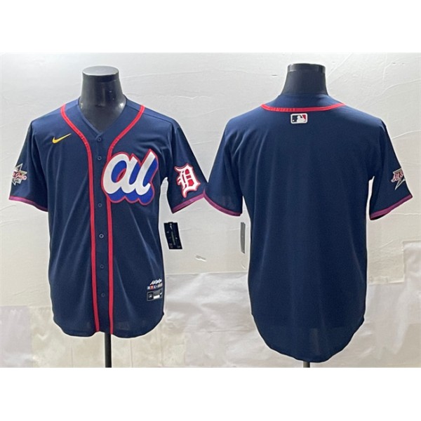 American League Detroit Tigers Blank Navy 2025 All-Star Edition Limited Stitched Jersey