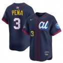 American League #3 Jeremy Pe?a Navy 2025 All-Star Edition Limited Stitched Jersey