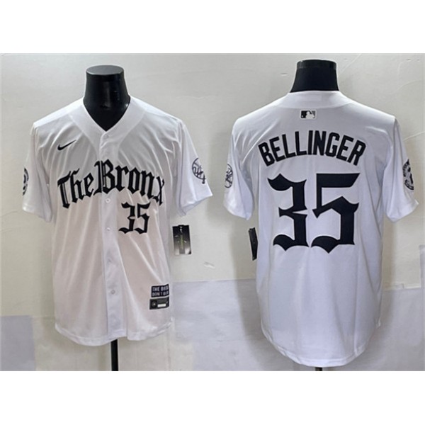 New York Yankees #35 Cody Bellinger White 'Gothic Legacy Edition' Vapor Premier Limited Stitched Jersey