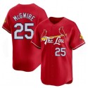 St Louis Cardinals #25 Mark McGwire Red City Connect Jersey