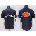 San Francisco Giants Team Big Logo Black 'Gothic Fog Edition' Vapor Premier Limited Stitched Jersey