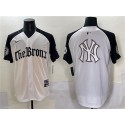 New York Yankees Team Big Logo White Black 'Gothic Legacy Edition' Vapor Premier Limited Stitched Jerseys