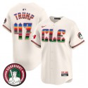 Cleveland Guardians #47 Donald Trump Cream Mexico Vapor Premier Limited Stitched Jersey