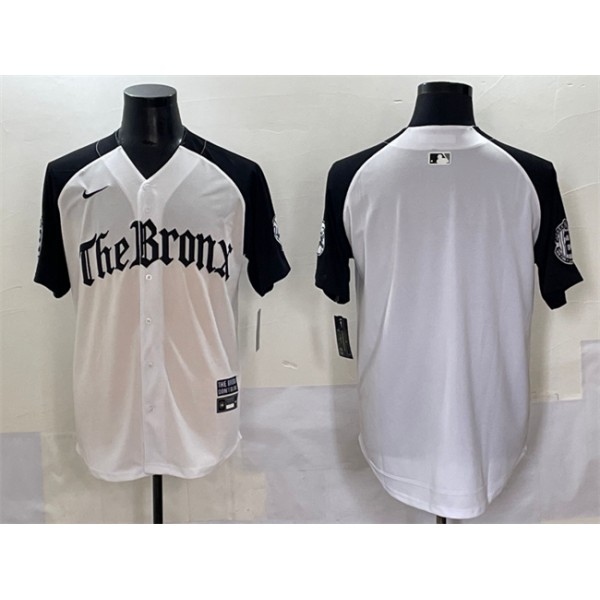 New York Yankees Blank White Black 'Gothic Legacy Edition' Vapor Premier Limited Stitched Jersey