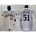 San Francisco Giants #51 Jung Hoo Lee White 'Gothic Fog Edition' Vapor Premier Limited Stitched Jersey