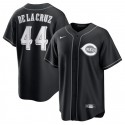 Cincinnati Reds #44 Elly De La Cruz Black Lights Out Limited Stitched Jersey