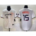 Houston Astros #15 Isaac Paredes White 2025 City Connect Limited Stitched Jersey
