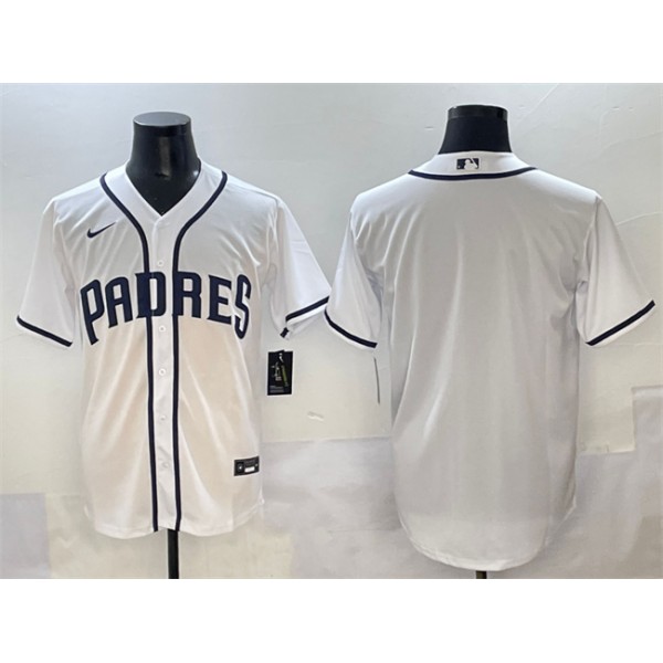 San Diego Padres Blank White Cool Base Stitched Jersey