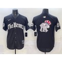 New York Yankees Team Big Logo Black 'Gothic Legacy Edition' Vapor Premier Limited Stitched Jersey