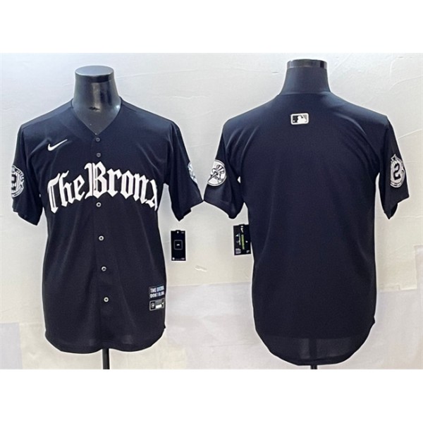 New York Yankees Blank Black 'Gothic Legacy Edition' Vapor Premier Limited Stitched Jersey