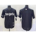 Los Angeles Angels Blank Black 'Gothic Halo Edition' Vapor Limited Stitched Jersey