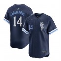 Kansas City Royals #14 Jac Caglianone Navy City Connect Limited Stitched Jersey