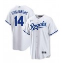 Kansas City Royals #14 Jac Caglianone White Cool Base Stitched Jersey