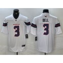 Houston Texans #3 Tank Dell White Vapor Untouchable Stitched Jersey