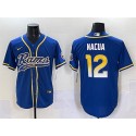 Los Angeles Rams #12 Puka Nacua Royal Cool Base Stitched Jersey