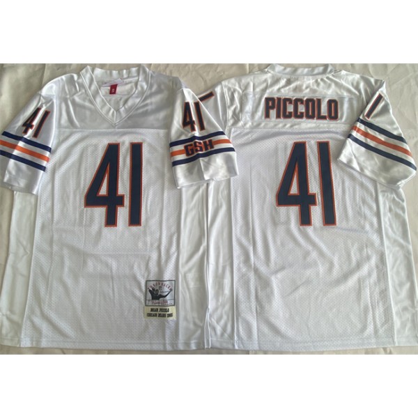 Chicago Bears #41 Brian Piccolo White Limited Stitched Jersey