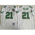 Philadelphia Eagles #21 Eric Allen White Throwback Stitched Jersey