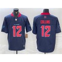 Houston Texans #12 Nico Collins Navy 2nd Alternate F.U.S.E. Vapor Limited Stitched Jersey